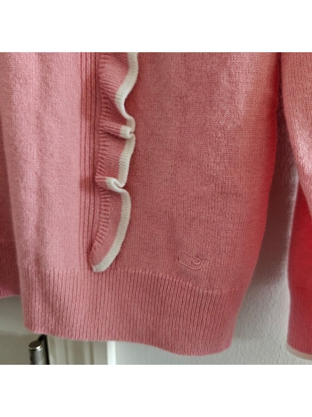Vineyard Vines Ruffled Crew Sweater - Picture 6 of 7